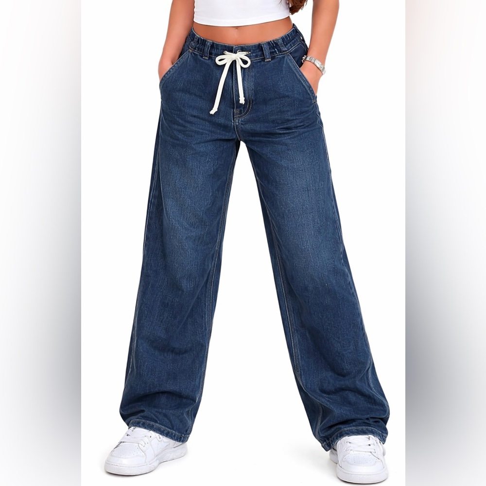 American Eagle Outfitters Dreamy Drape Cozy Jogger Jeans - Picture 4 of 8